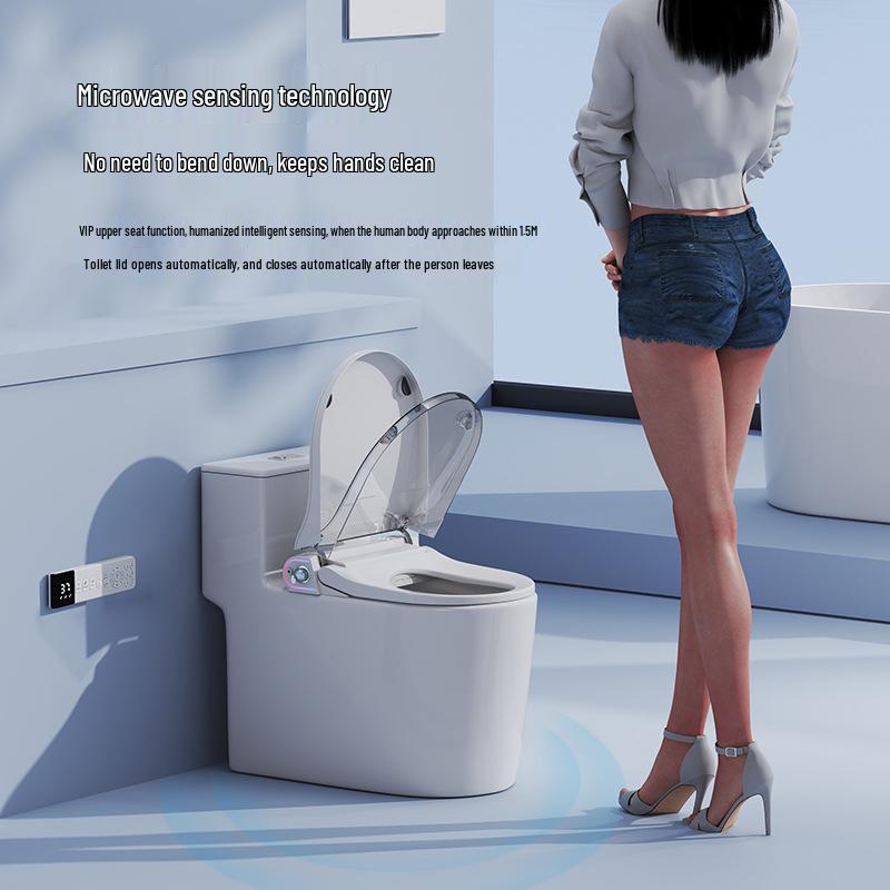 Smart Automatic UV Heated Toilet Seat Cover with Instant Heating & Temperature Control for Home Use
