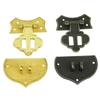 2Pc Antique Padlock Bronze/Gold Box Hasp Lock Catch Latches for Jewelry Box Suitcase Buckle Clasp Furniture Hardware Accessories
