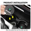 2 Stück Auto Kohlefaser Untersetzer Anti-Rutsch Wasserbecher Getränkeunterlage Für Skoda Kamiq Karoq Octavia 2 3 Rapid Scala Kami Fabia VII VRS
