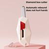1pc Diamond Box Cutter Does Not Hurt Hands Utility Knife Serrated New Delivery Knife Cutting Supplies Open Delivery Artifact Cut
