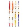 Beifa 4-Color Endless Writing Auto Pencils with Metal Holder - Cute Cartoon Design for Elementary Students