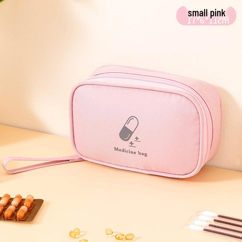 Portable First-Aid Kit and Medicine Storage Bag for Travel or Dorm Rooms
