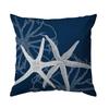 50X50Cm Starfish Coral Pattern Pillowcase 100%Polyester Living Room Bedroom Sofa Office Cushion Case Home Decoration