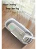 60cm Extra Large Foldable Rectangular Plastic Mop Bucket for Household Storage and Washing