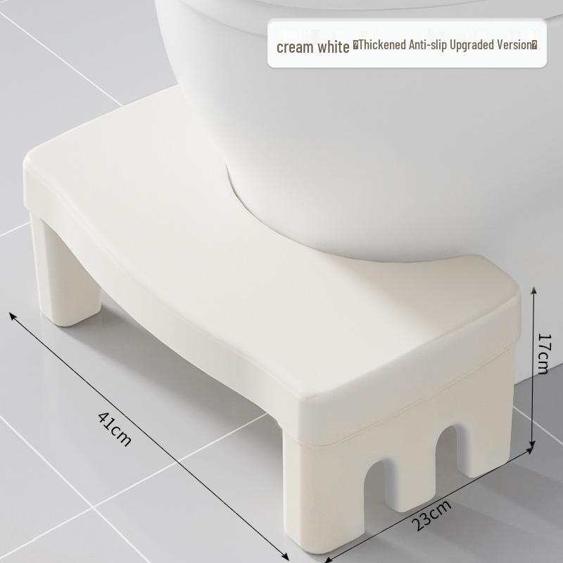 Non-Slip Thickened Toilet Squatting Footstool for Kids & Adults