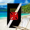 Vasco Fußballverein Bedrucktes Strandtuch, Superweiche Mikrofaser, Perfektes Geschenk Geburtstag, für Pool, Strand, Reisen, für Familie und Freunde
