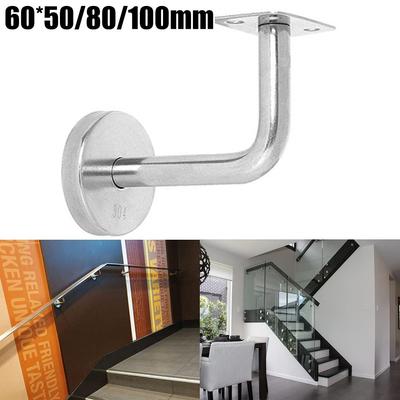 Handrail Bracket Wall Brackets Stainless Steel Glass Balustrade Stair Wall Mounted Brackets Support Hand Rail  Fixed Brackets