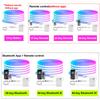 3AA Battery Box RGB Neon LED Strip Light 5V 108LEDs/M Waterproof Bluetooth APP Remote Control Flexible DIY Neon Sign Home Decor