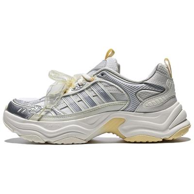 Xlg Fin Pulse Comfortable Versatile Dad Shoes Women Sneakers Silver LA6808