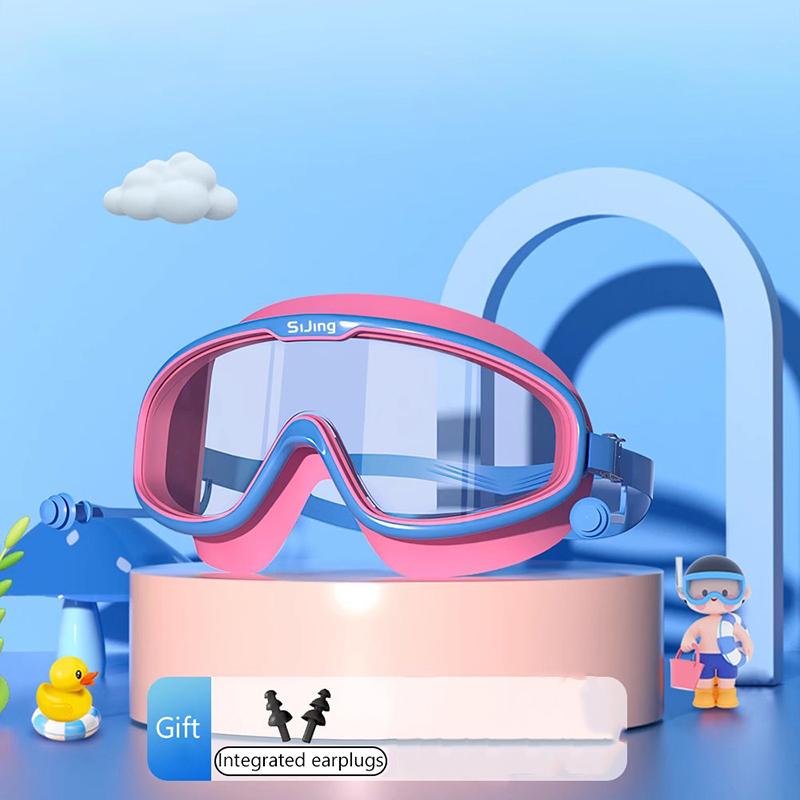 

Очки для плавания с водонепроницаемыми и антизапотевающими линзами высокой четкости для профессиональных очков для дайвинга для взрослых мальчиков и девочек, для плавания