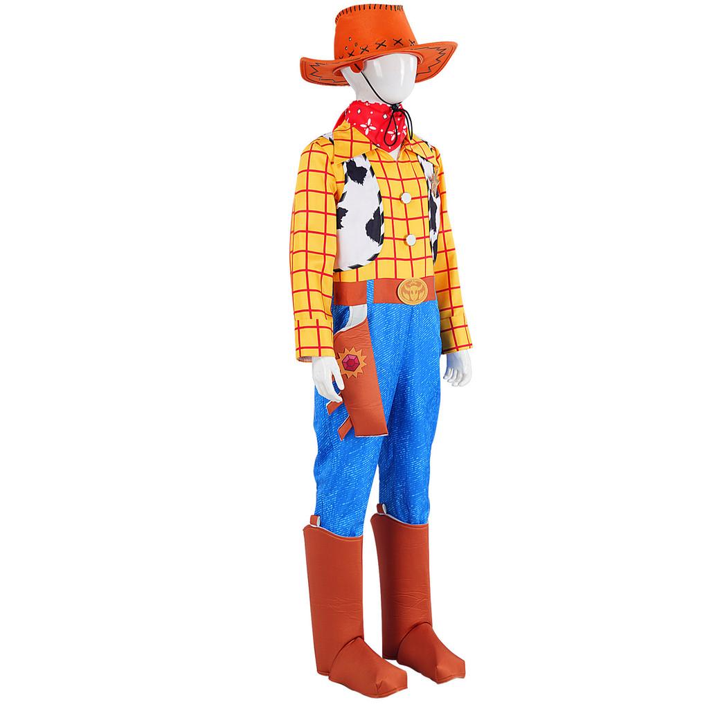 Disfraz Cosplay de Woody de Toy Story con Tejido de Poliéster para Role Play de Anime Adultos