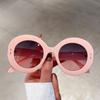 The Same Round Large Frame Anti-Glare Sunglasses Retro Simple Niche Thin Advanced Sunglasses