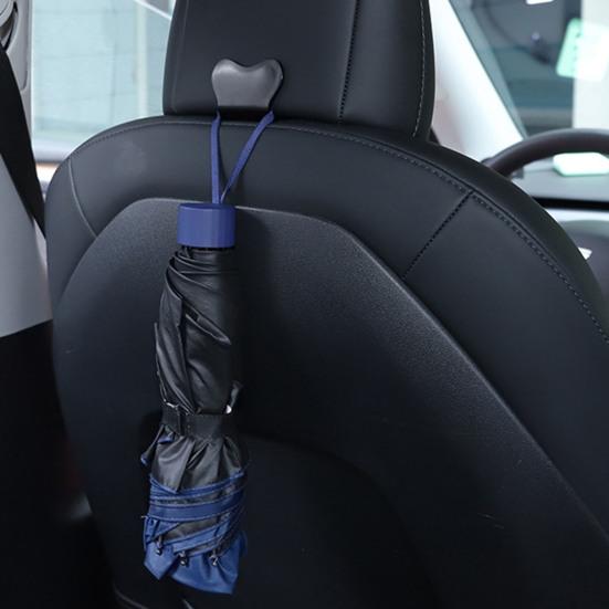 2 Τεμάχια Γάντζοι Κάθισμα Αυτοκινήτου για Tesla Model 3/Y/X/S Αξεσουάρ Οργανωτής Κρεμάστρα Προσκέφαλου Αυτοκινήτου για Τσάντες Χειρός Τσάντα Πλάτης Πορτοφόλι Ψώνια