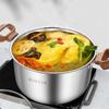 Thickened food grade 316 stainless steel pots Household gas induction cooker Special soup pot Congee cooking pots Steaming pot