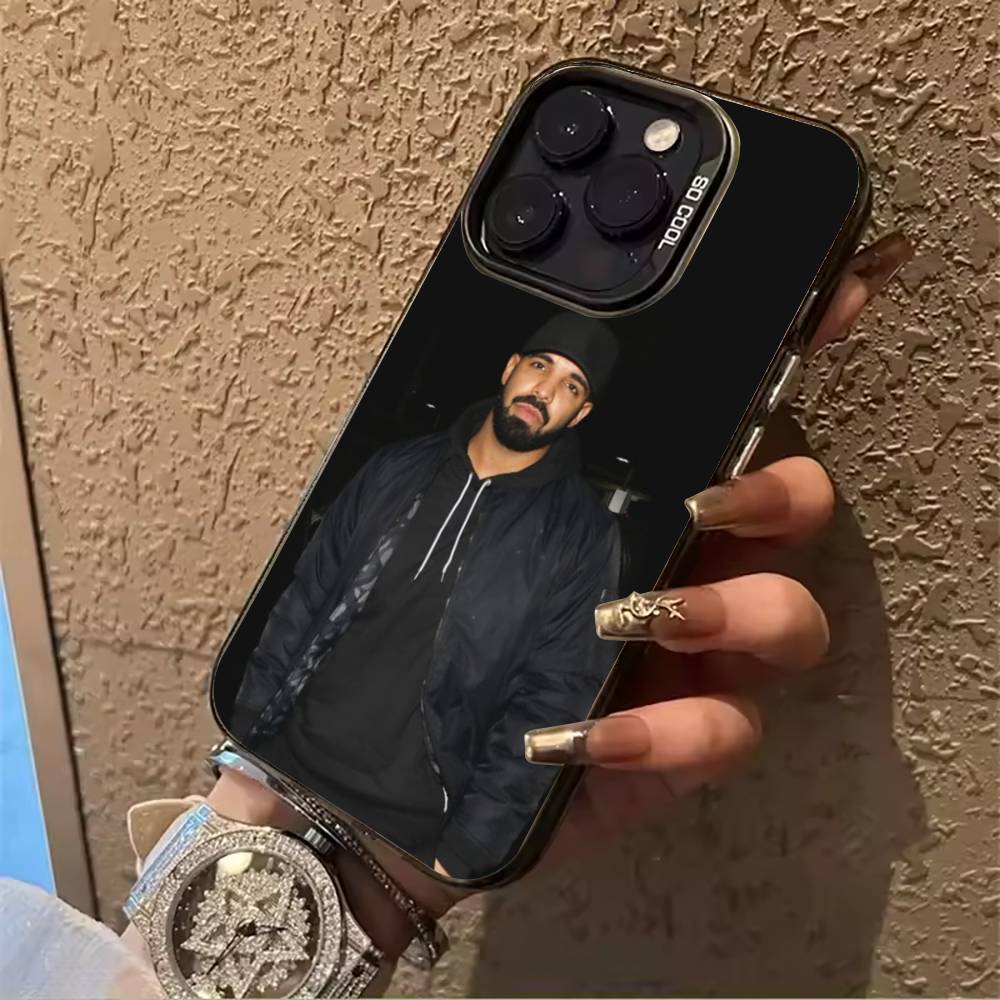 rapper-Drake Phone Case For IPhone17  16 11 12 13 14 15 16 Pro Max Plus Cover Colored Silver Funda Bumber