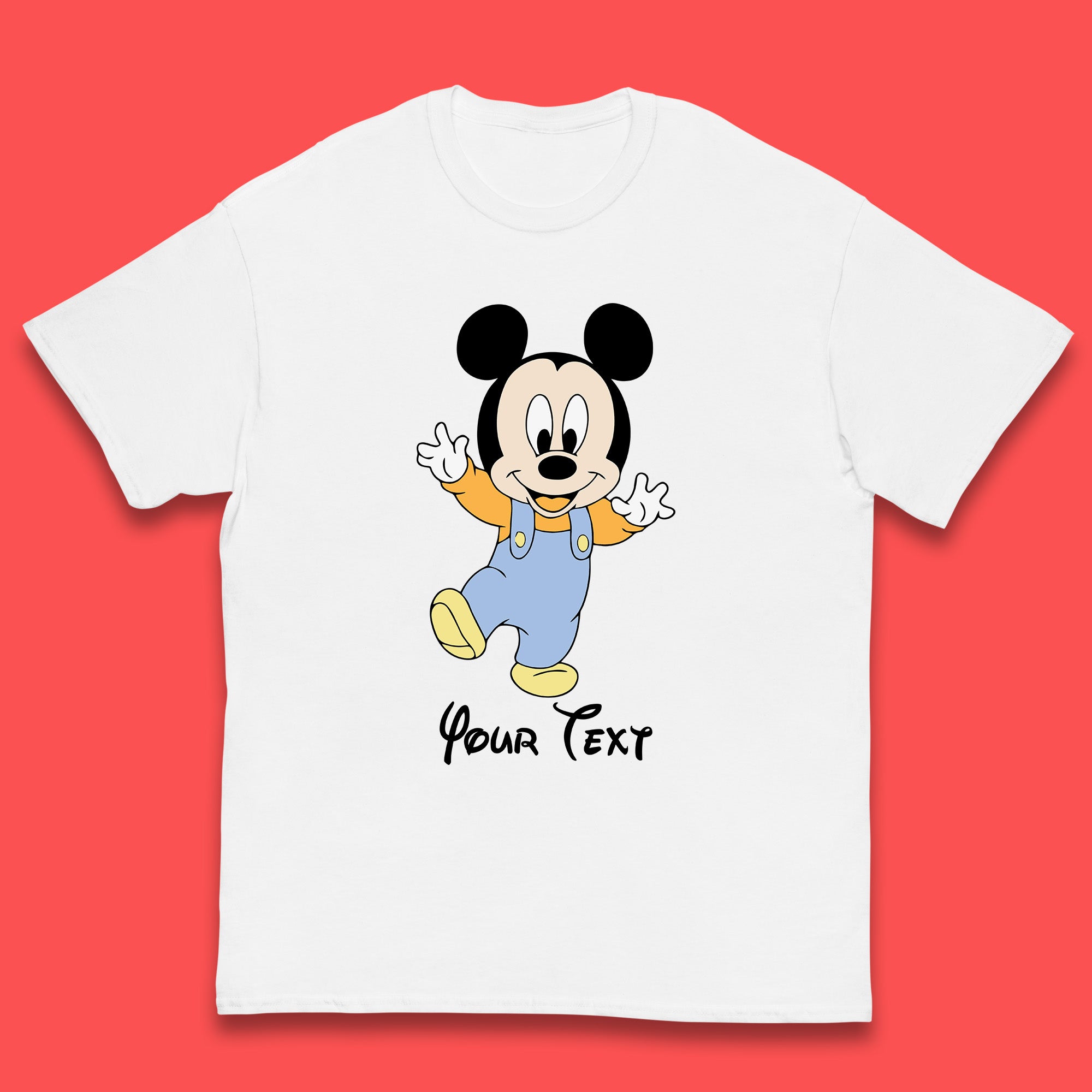 

Personalised Disney Baby Mickey Balance Your Custom Text Baby Mickey Mouse Cartoon Character Kids T Shirt 120