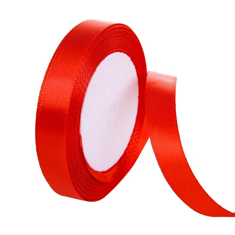 0.3-8cm Red Ribbon Bows for Wedding Candy Box Gift Packaging Decoration