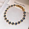 Fashion Geometric Zircon Gold Plated Bracelet For Women Gift Elegant Jewelry