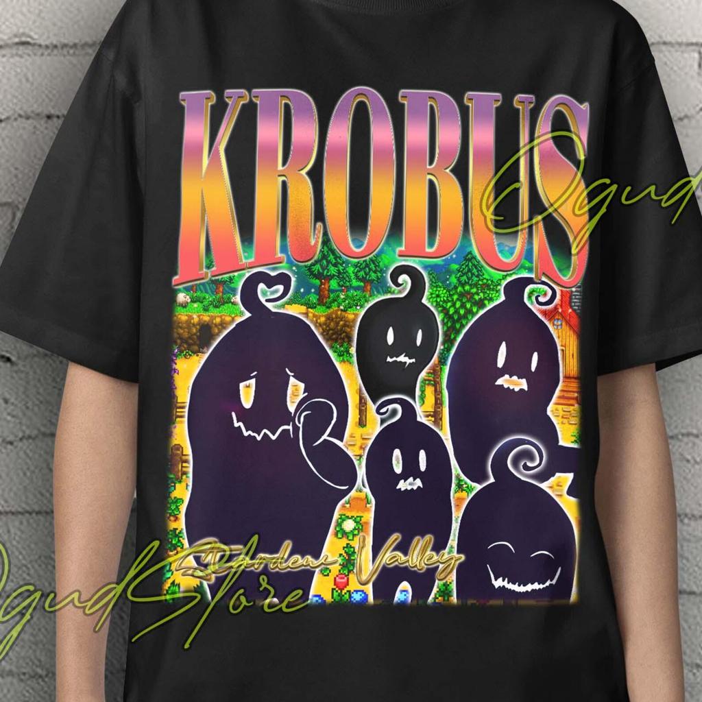 Krobus Stardw Valley, Stardw Vally Shirt, Retro Stardw Vally Shirt, Stardw Vally Character, Farming Video Game Tshirt, Stardew Valley Poster