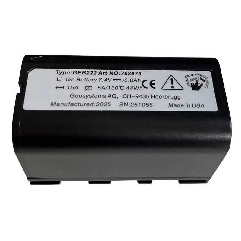 GEB222 Battery for Leica TS02 TS06 TS09 TS12 TS16 ATX1200 GPS1200 GRX1200 Total Stations 7.4V 6000mAh Surveying Instrument