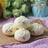 Cartoon Steamed Bun Squeeze Toy Simulated Dumpling Sensory Pinch Fidget Toy Stress Relief Relaxation Decompression Tool