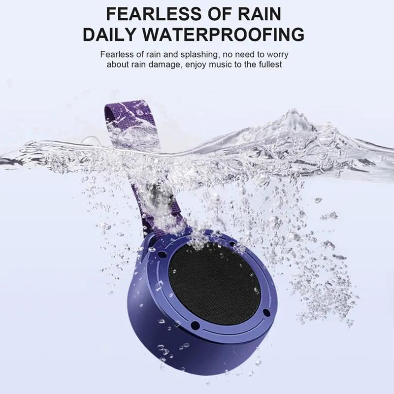 Wireless Bluetooth Speaker Sound Light Rhythm Subwoofer Stereo Music Center Hands-free Call Outdoors Waterproof Portable Mini Speakers
