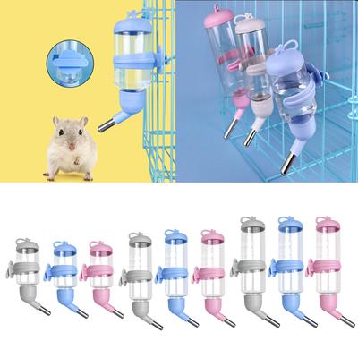 Hamster Trinker Kunststoff Wasserflasche Dispenser Feeder Hängen Haustier Meerschweinchen Eichhörnchen Kaninchen Trinkrohr Brunnen