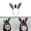 Donkey Tail Costume with Donkey Tail Headband Nose Glove Skirt Bowtie Halloween Donkey Costume for Kid Halloween Cosplay