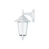 Vegglampe i aluminium og glass hvit - GENERISK - Modell Zurich Edm - IP44 E27 60W