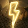 Iceagle Neon Light, Lightning Neon Sign, Lightning LED Neon Tube, USB Operated LED Light for Creating Atmosphere, Wall Art, Stage, Party, Bar, Hotel,