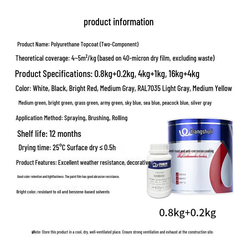 Polyurethane Anti-Corrosion & Anti-Rust Metal Topcoat