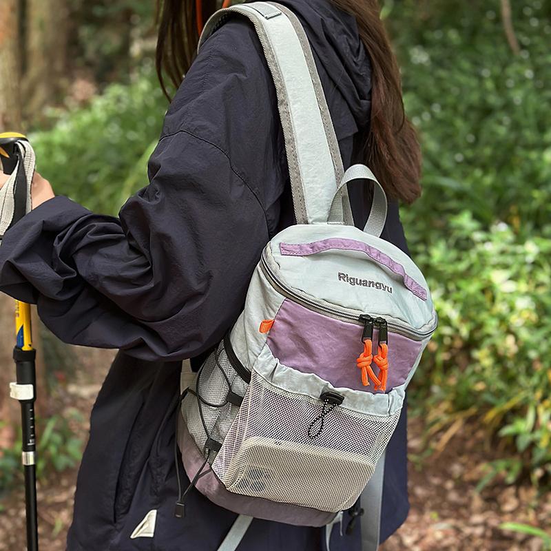 Outdoor Sports Hiking Backpack, Large Capacity Casual Student School Bag, Lightweight Travel Shoulder Backpack for Men Women
