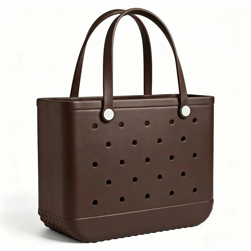 Borsa da Spiaggia EVA Grande Capacità Borsa a Rete Donna Borsa da Viaggio Custodia Accessori Fai-da-te Impermeabile Leggera