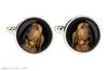 Bloodhound, St. Hubert Hound, Sleuth-hound - cufflinks and tie with your photo, a suit decoration, men's jewelry from the Art-Dog brand.