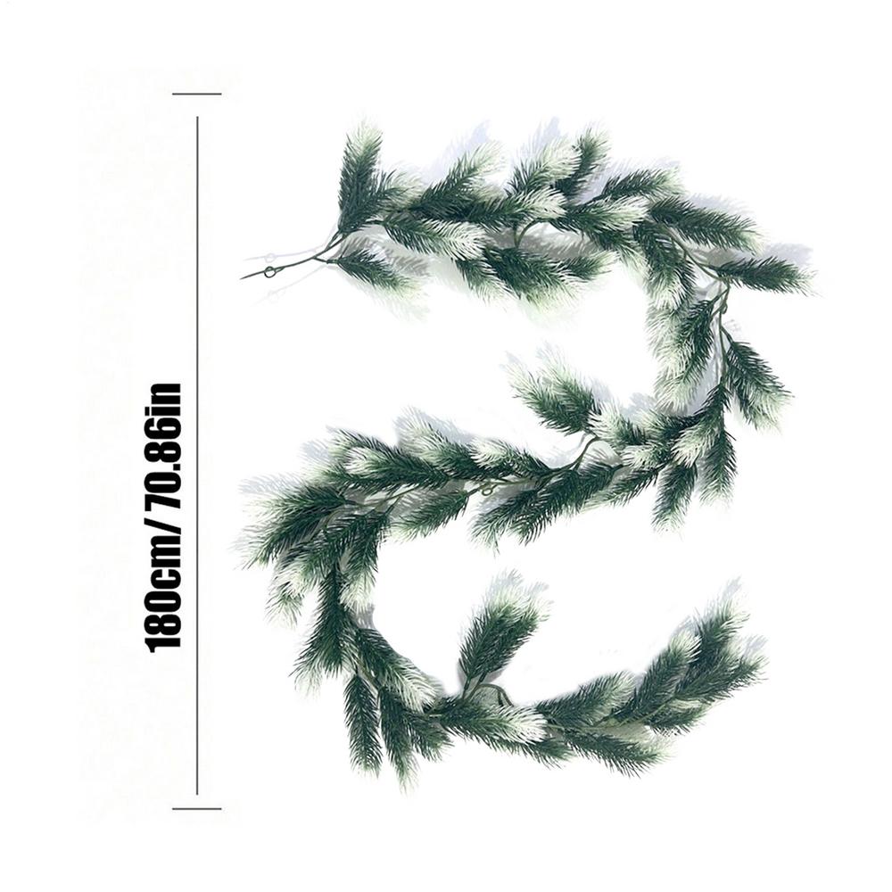 

Christmas Garland Real Touch Artificial Greenery Garland Winter Pine Garland for Table Mantle Wall Indoor Outdoor