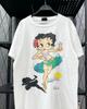Vintage Betty Boop ‘Hawaii Dance’ Retro White Unisex Tshirt S-4XL