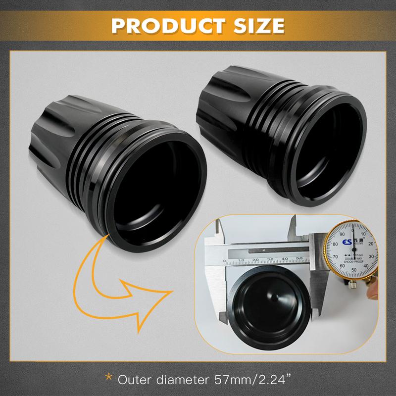 For 2.5" FOX Rear Shock Nitrogen Reservoir End Cap Lid for Polaris Yamaha CanAm Arctic Cat Honda Talon 1000X-4 Non-Live Valve