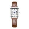 Classic Vintage Small Square Simple Advanced Student Leather Watch Ladies Exquisite Versatile