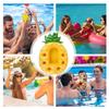 Schwimmender Tisch, Sommerparty-Eimer, Ananasförmiger Becherhalter, aufblasbare Schwimmhilfe, Getränkekühler, Serviertablett für den Pool