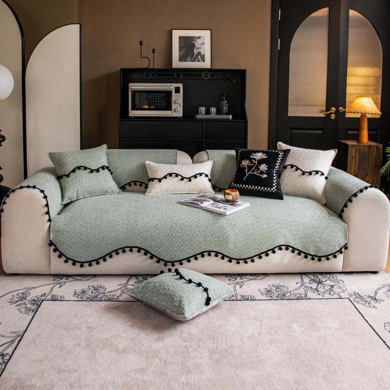 Cremewind Speziell geformtes Sofakissen Universell für alle Jahreszeiten Neue Sofabezug High-End Einteiliges Sofakissen