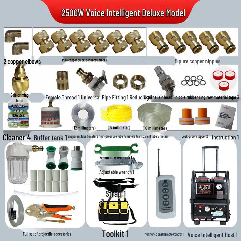 Huagong 2500 Geothermal Underfloor Heating Water Heater & Wall-Hung Boiler with Pulse Cleaning