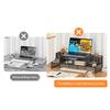 Computer Monitor Stand Elevated Hollow Cooling Laptop Rack Desktop Storage Holder Home Office Desk Computer Keyboard Organizer