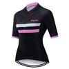 Women's Short Sleeve Cycling Suit Top Strap Shorts Road Bike Team Edition Summer