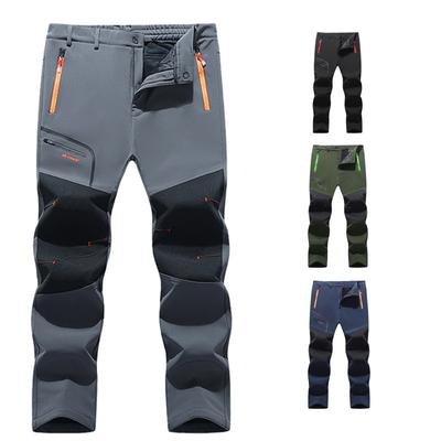 Mens Soft Shell Cargo Trousers Outdoor Hiking Walking Combat Work Pants Bottoms