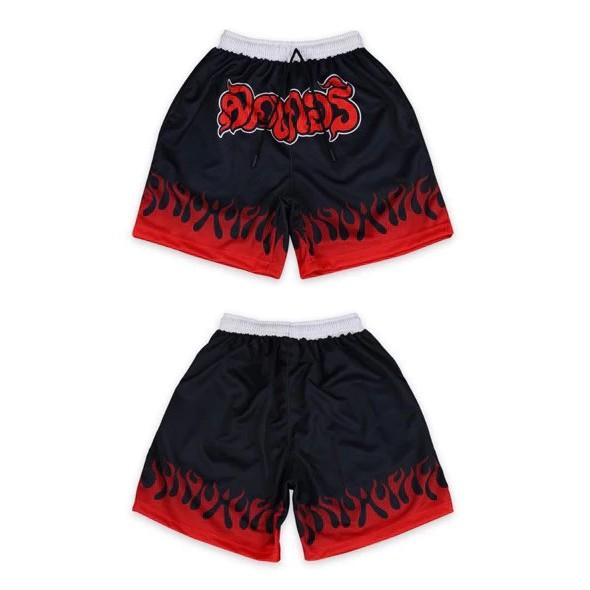 Fire Muay Thai Kickboxing Boxing Training Print Shorts Martial Art Boxer Unisex Men Women Kid Pants Fighting Fitness Gym Sport Workout