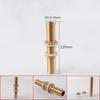1/8" 1/4" 3/8" 1/2" 3/4" BSPP Male Full Thread Barrel Nipple Bulkhead Brass Connector Water Tank Fitting