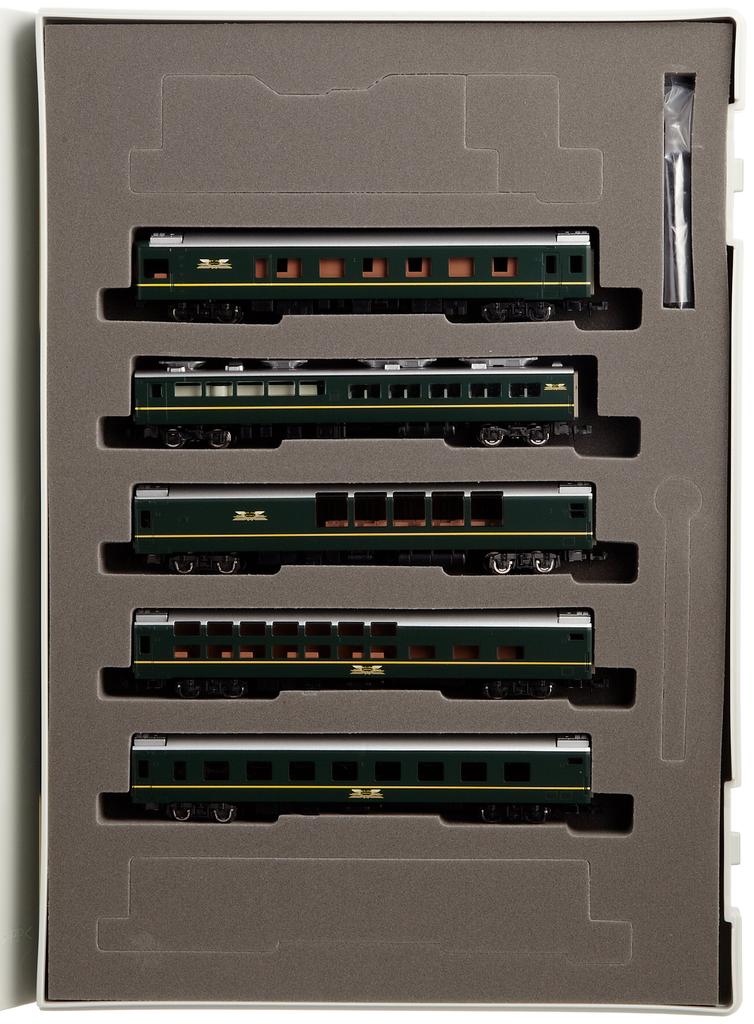 TOMIX N Gauge 24 Series Twilight Express Set A 92460 Model Train Passenger Car 25-Type Add-On