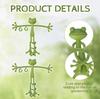 Frog-Shaped Plastic Plant Stand and Support Rack