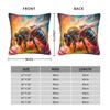 Pillow Case Bee And Flowers Comfy Pillow Cover For Sofa Couch Bed Living Room Cute Funny Pillowcases
