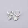 ANENJERY Leopard Animal Hoop Earrings Female Creative Light Luxury French Jewelry